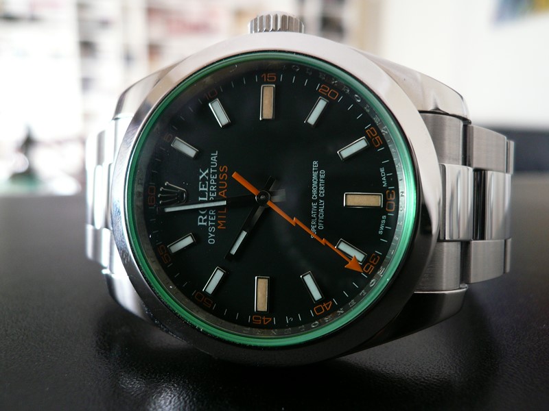 ROLEX MILGAUSS GLACE VERTE
 	 
