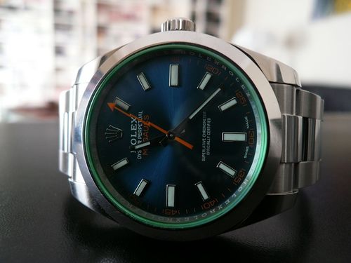 ROLEX MILGAUSS CADRAN Z BLUE