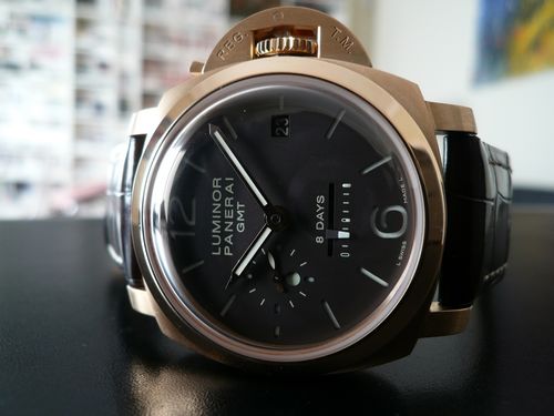 PANERAI LUMINOR 1950 8 DAYS GMT ROSE GOLD