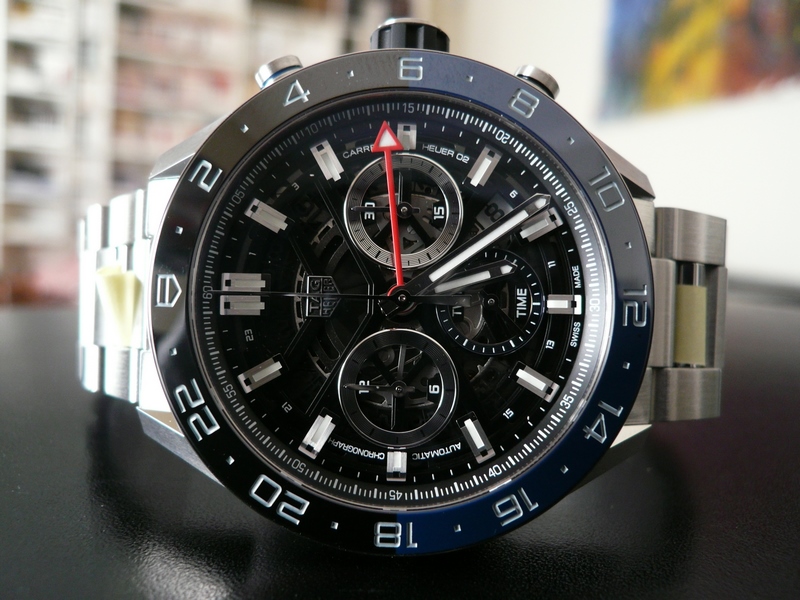 photo n°1 : TAG HEUER CARRERA CALIBRE HEUER 02 T GMT