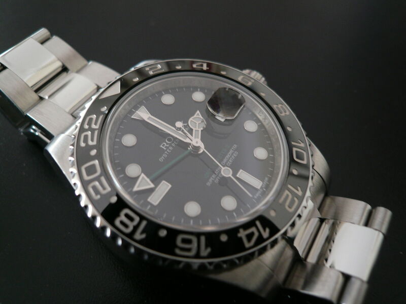 photo n°2 : ROLEX GMT-MASTER II CERAMIC RECTANGULAR DIAL