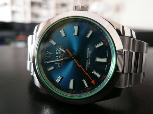 ROLEX MILGAUSS CADRAN Z BLUE