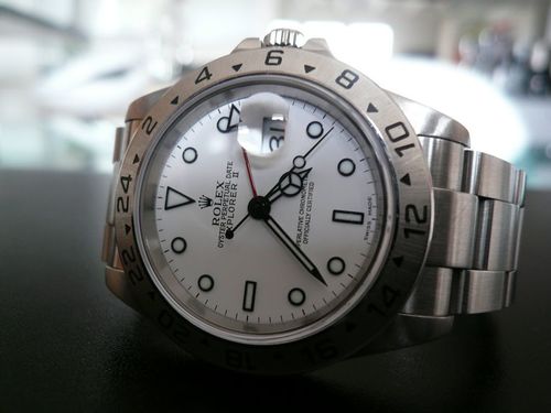 ROLEX EXPLORER II BLANCHE